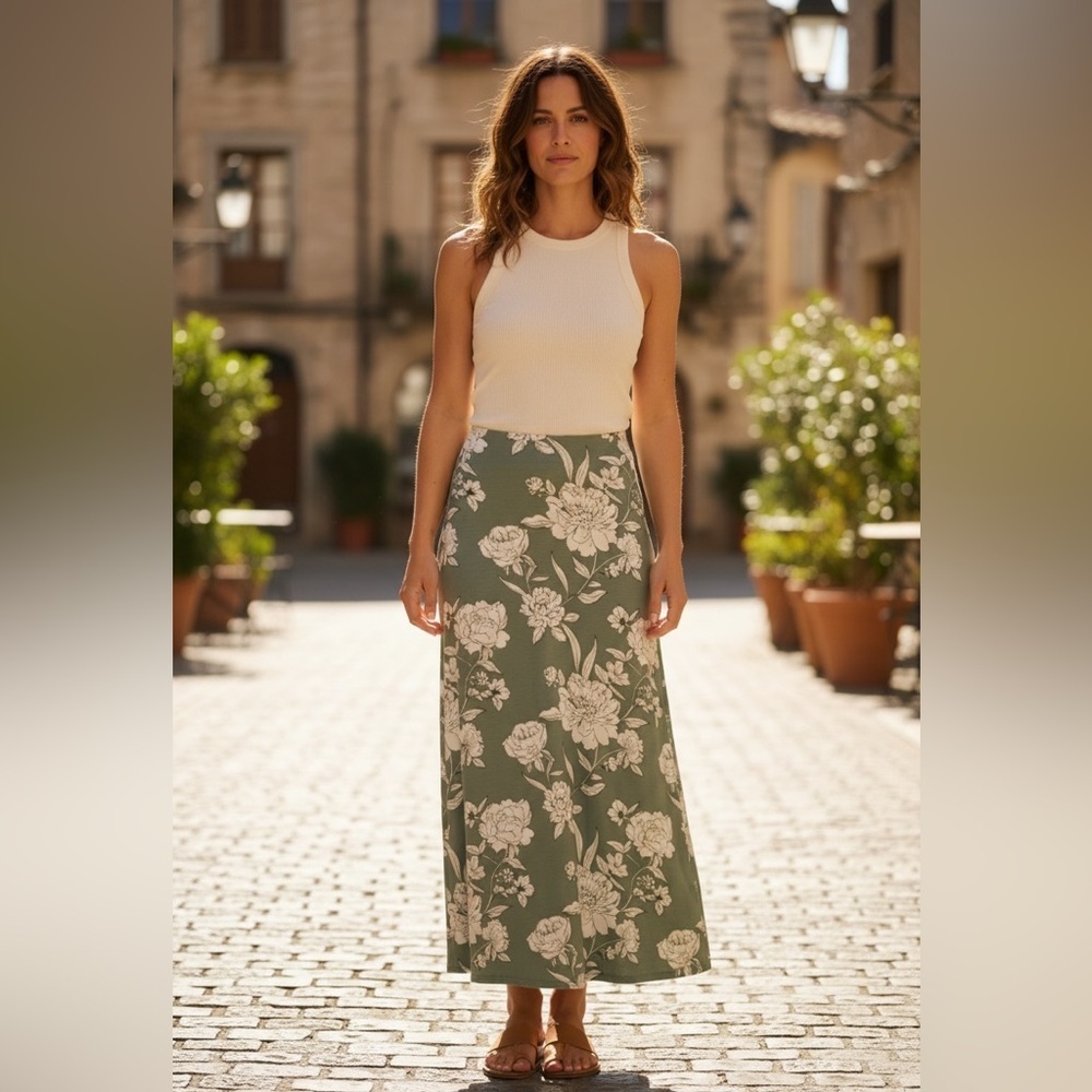 MARKET & SPRUCE Joven Knit Maxi Skirt Size L